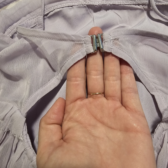 ASOS Lavender High Low Dress - Picture 4 of 5